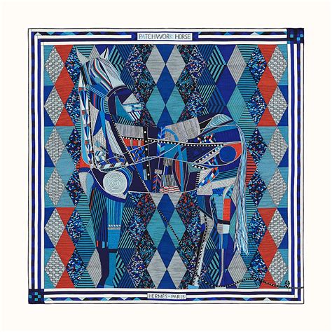 hermes patchwork horse|Women Cashmere shawls and stoles .